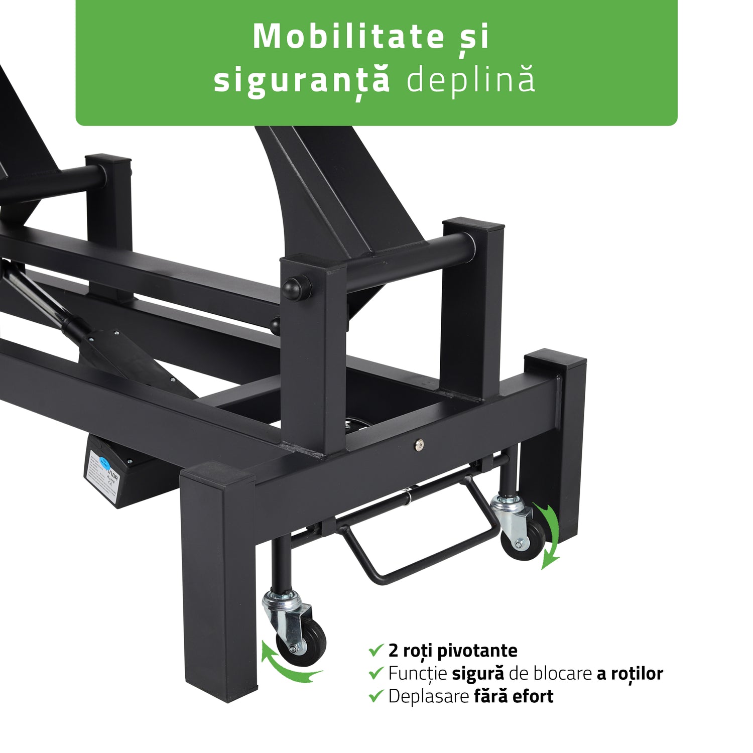 Masă de masaj electrică Fortis 2 Ergo | 2 segmente | Telecomandă manuală | Ramă de control | Garanție 3 ani
