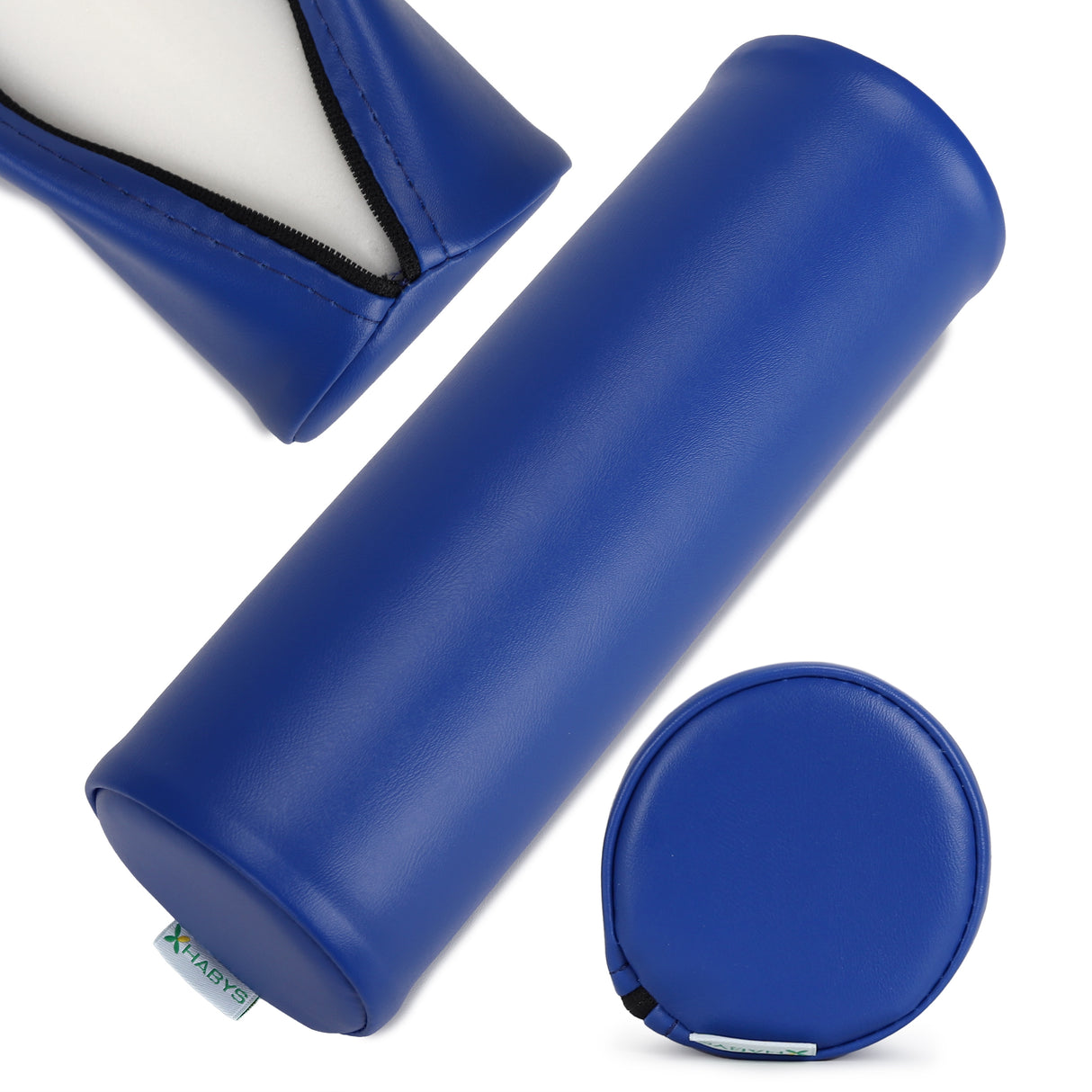 Pernă cilindru de poziționare pentru masaj 10x30 cm | Vinyl Flex