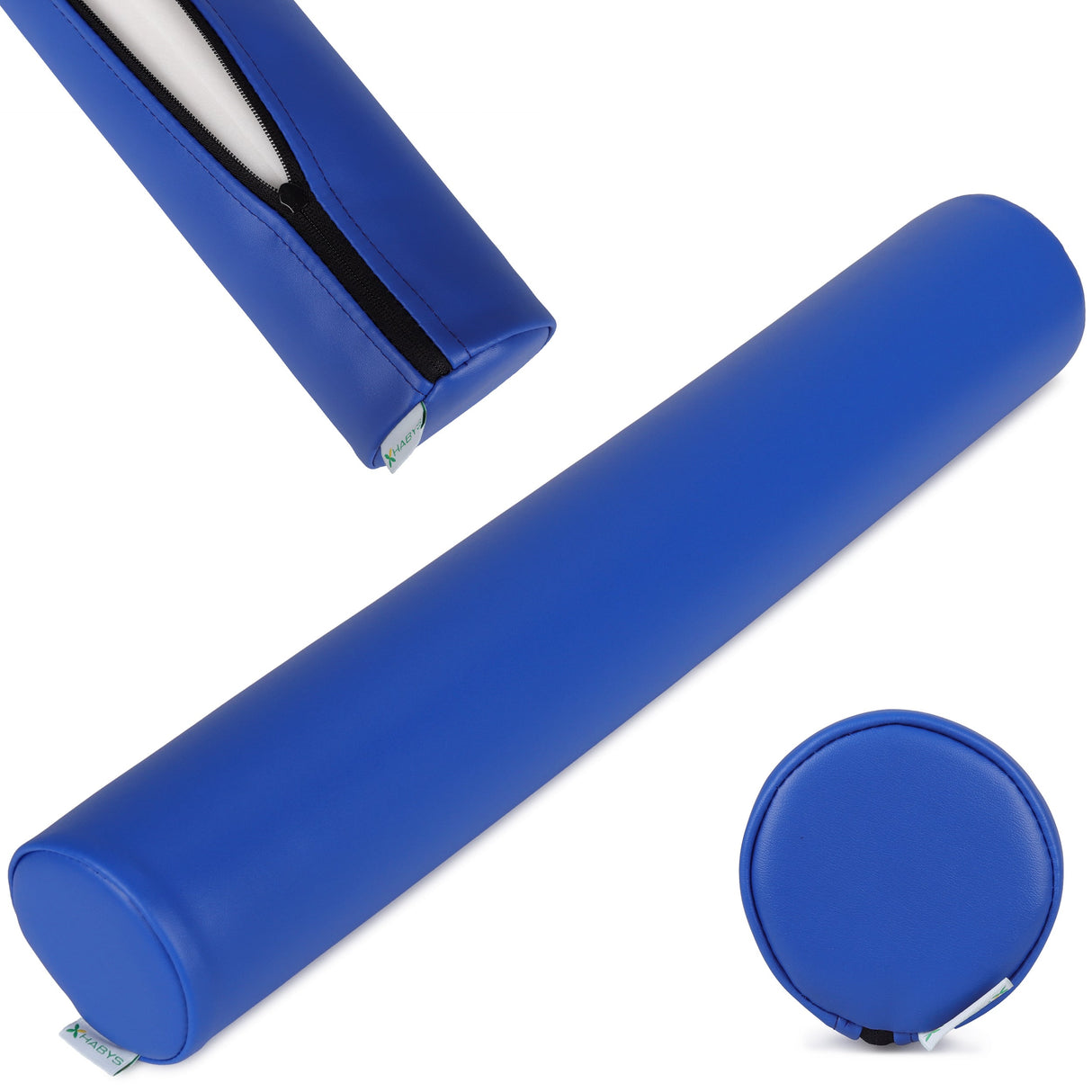 Pernă cilindru de poziționare pentru masaj 10x60 cm | Vinyl Flex