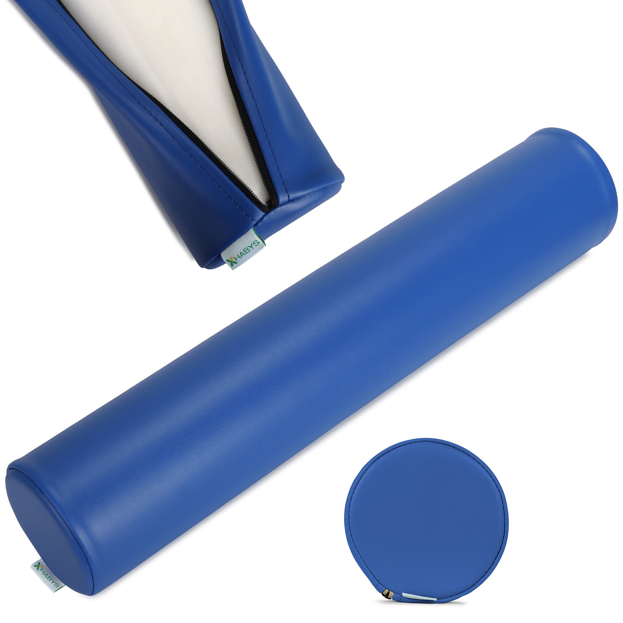 Pernă cilindru de poziționare pentru masaj 12x60 cm | Vinyl Flex