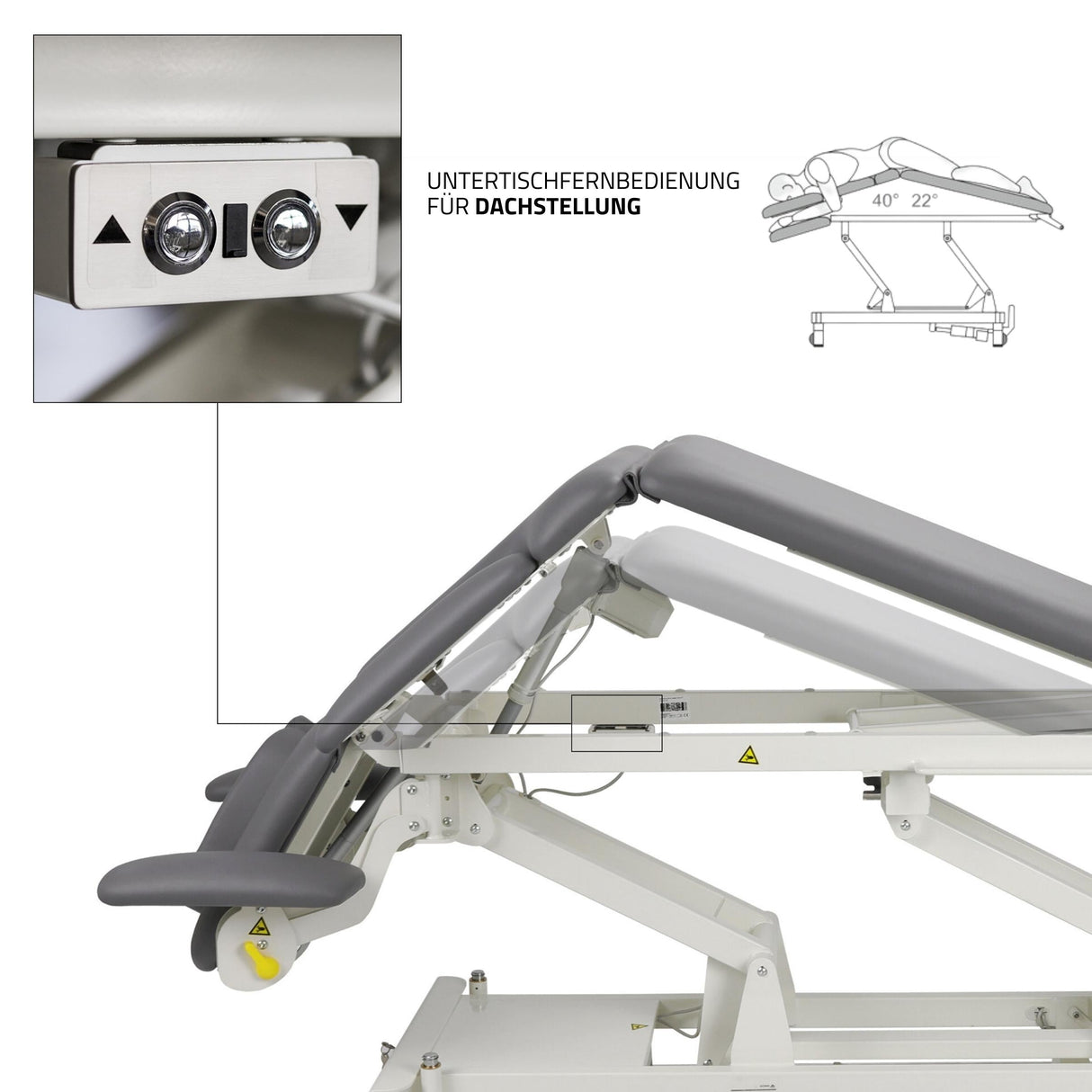 Masă de masaj terapie electrică Evero X7 Ergo | Pat de masaj electric| 7 segmente | Panou Control | Ramă Control | 3 ani garanție!
