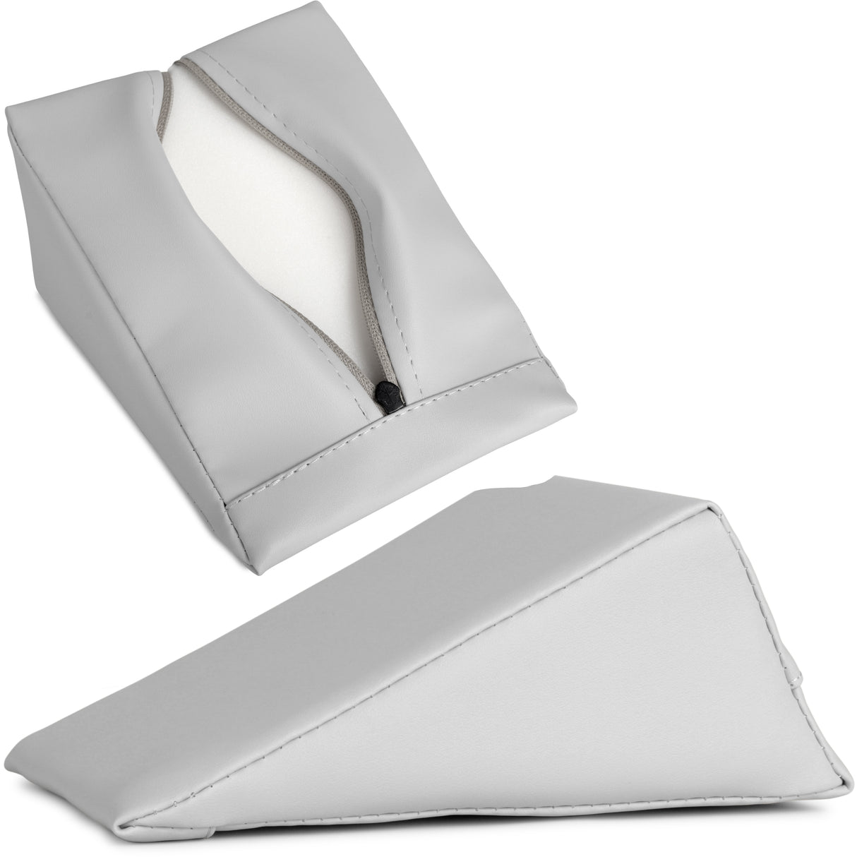 Pernă triunghiulară de poziționare pentru masaj 20x15x10 cm | Tapițerie Satin Comfort