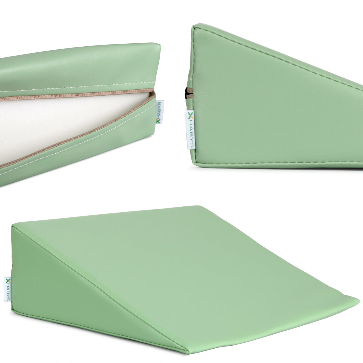 Pernă triunghiulară de poziționare pentru masaj 30x40x12 cm | Vinyl Flex