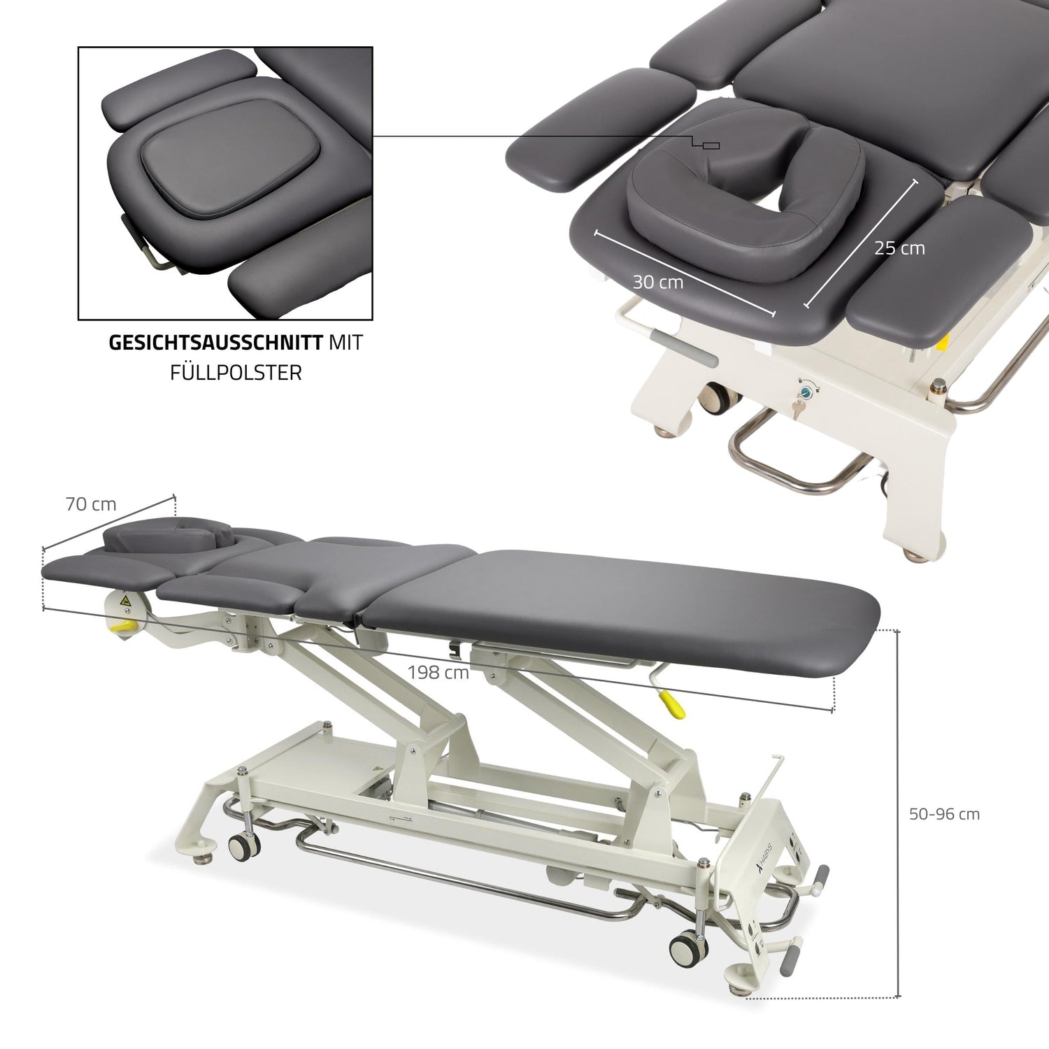 Masă de masaj terapie electrică Evero X7 Ergo | Pat de masaj electric| 7 segmente | Panou Control | Ramă Control | 3 ani garanție!