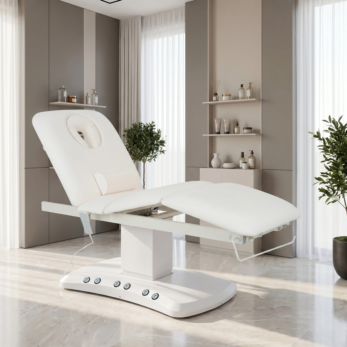 Pat cosmetic electric încălzit | Serenity ERGO 4 | Panou Control | Telecomandă Manuală | 3 motoare | 3 ani garanție!