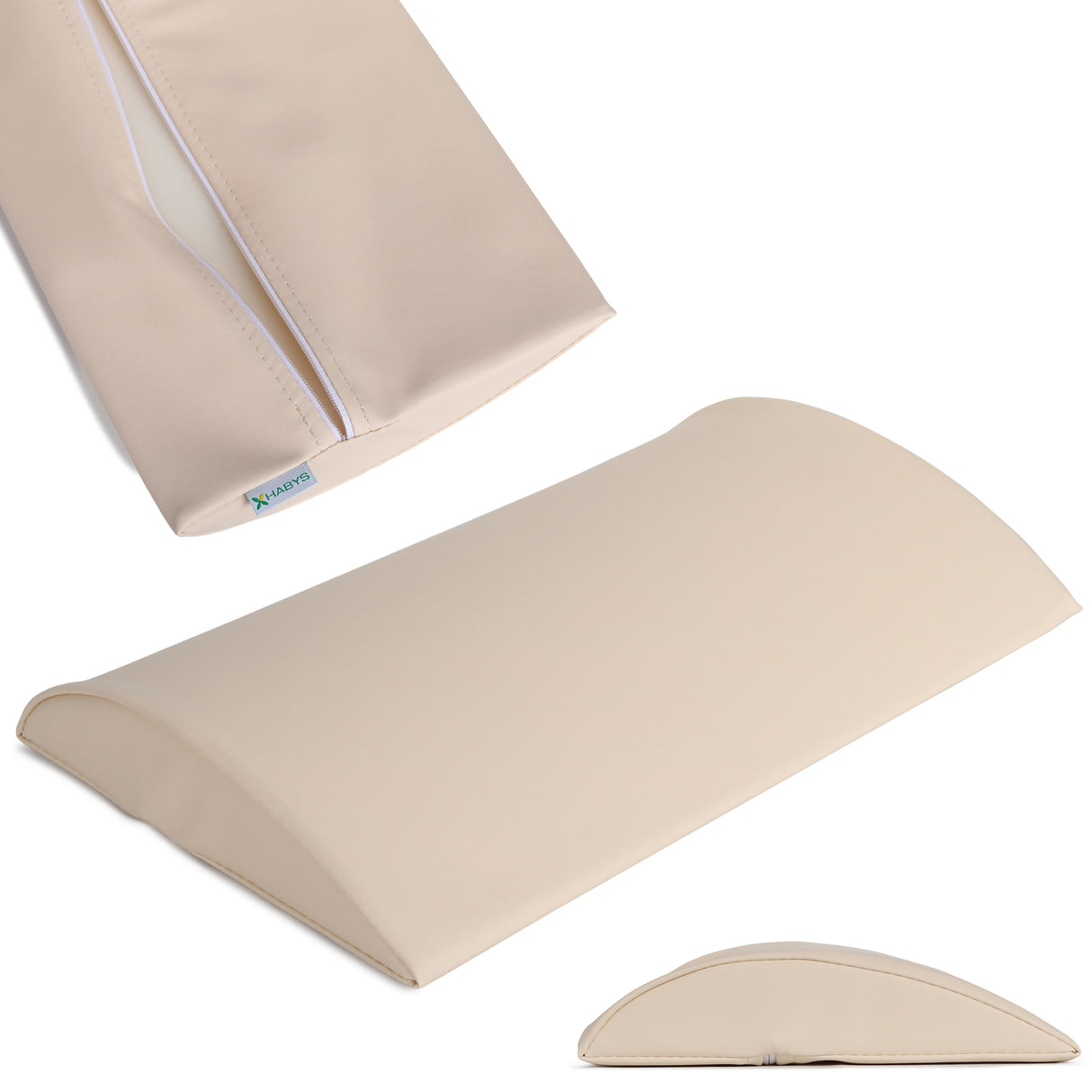 Pernă semi-cilindru de poziționare lombară pentru masaj 40x25x5 cm | Matt Touch