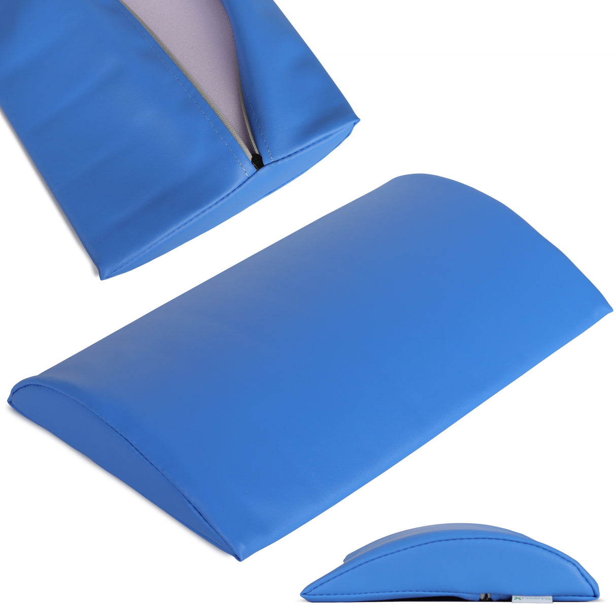 Pernă semi-cilindru de poziționare lombară pentru masaj 40x25x5 cm | Tapițerie Vinyl Flex