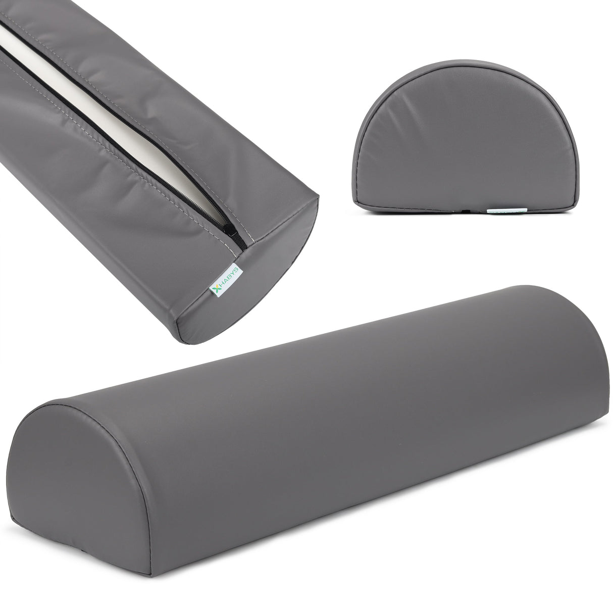 Pernă semi-cilindru de poziționare pentru masaj 60x18x12 cm | Soft Touch