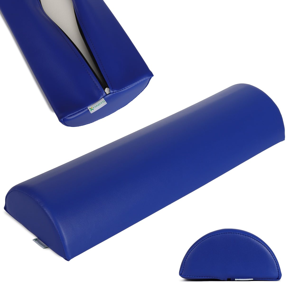 Pernă semi-cilindru de poziționare pentru masaj 60x19x9 cm | Vinyl Flex