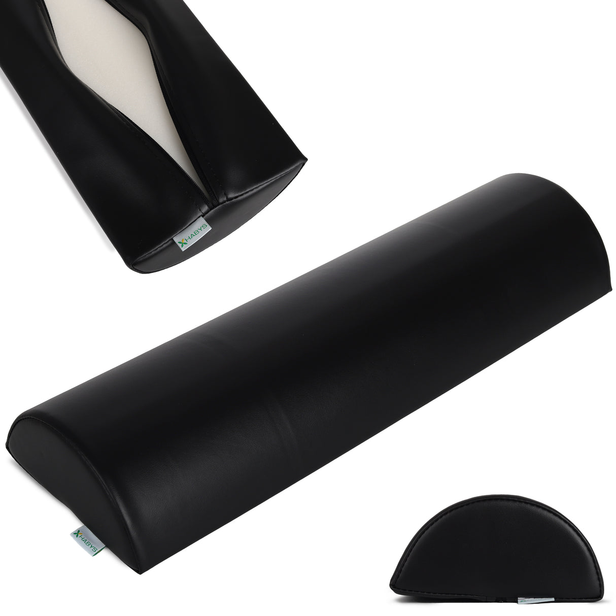 Pernă semi-cilindru de poziționare pentru masaj 60x19x9 cm | Vinyl Flex