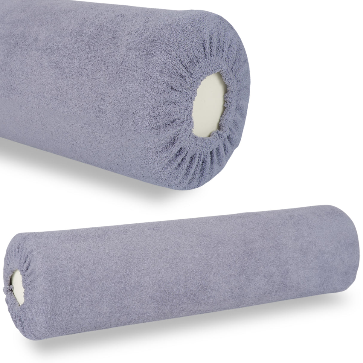 Husă din frotir textil cu elastic pentru cilindru, rolă de poziționare | 15x60 cm | Bej Negru Gri Verde