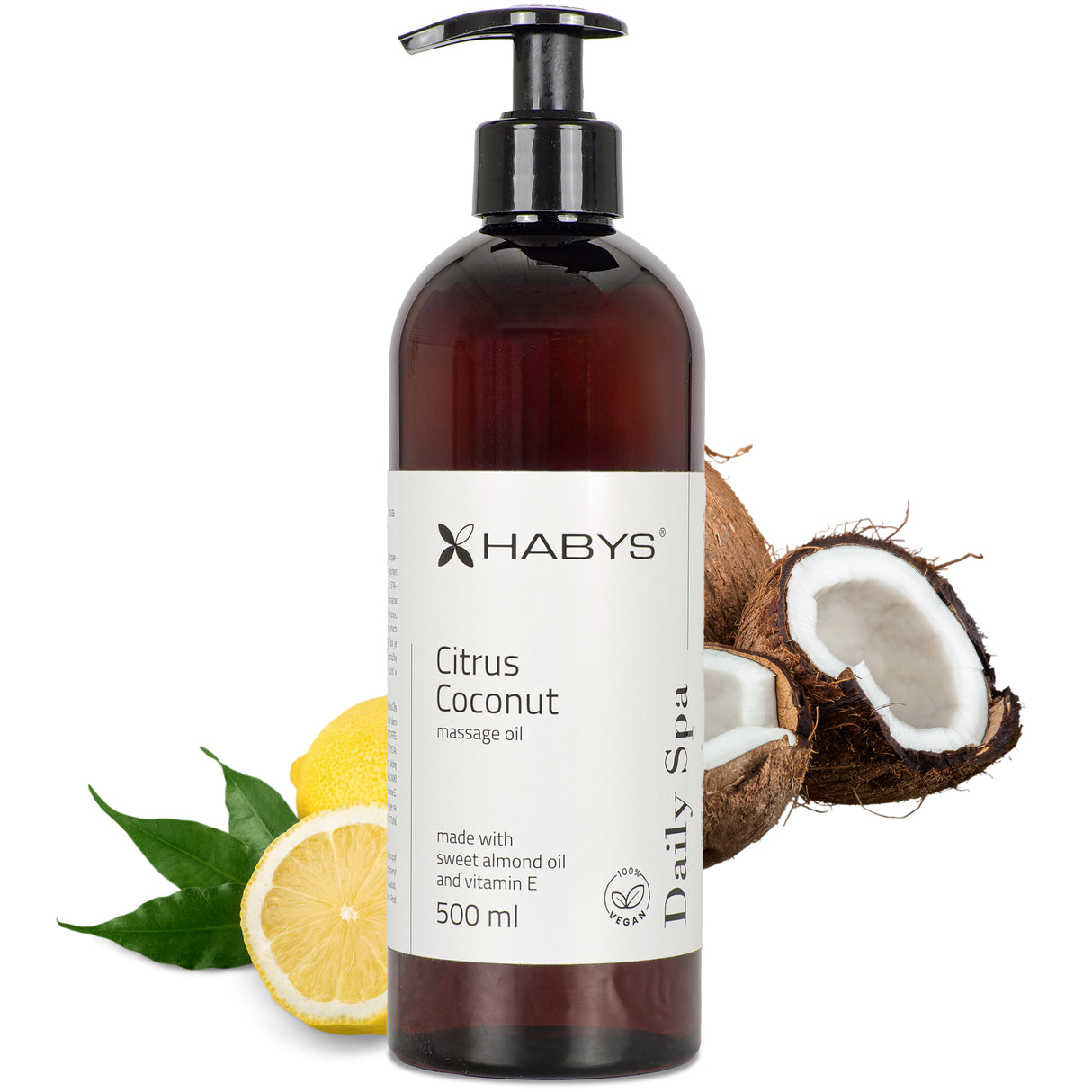 Ulei de masaj Habys | Daily Spa Citrus Coconut | 500 ml