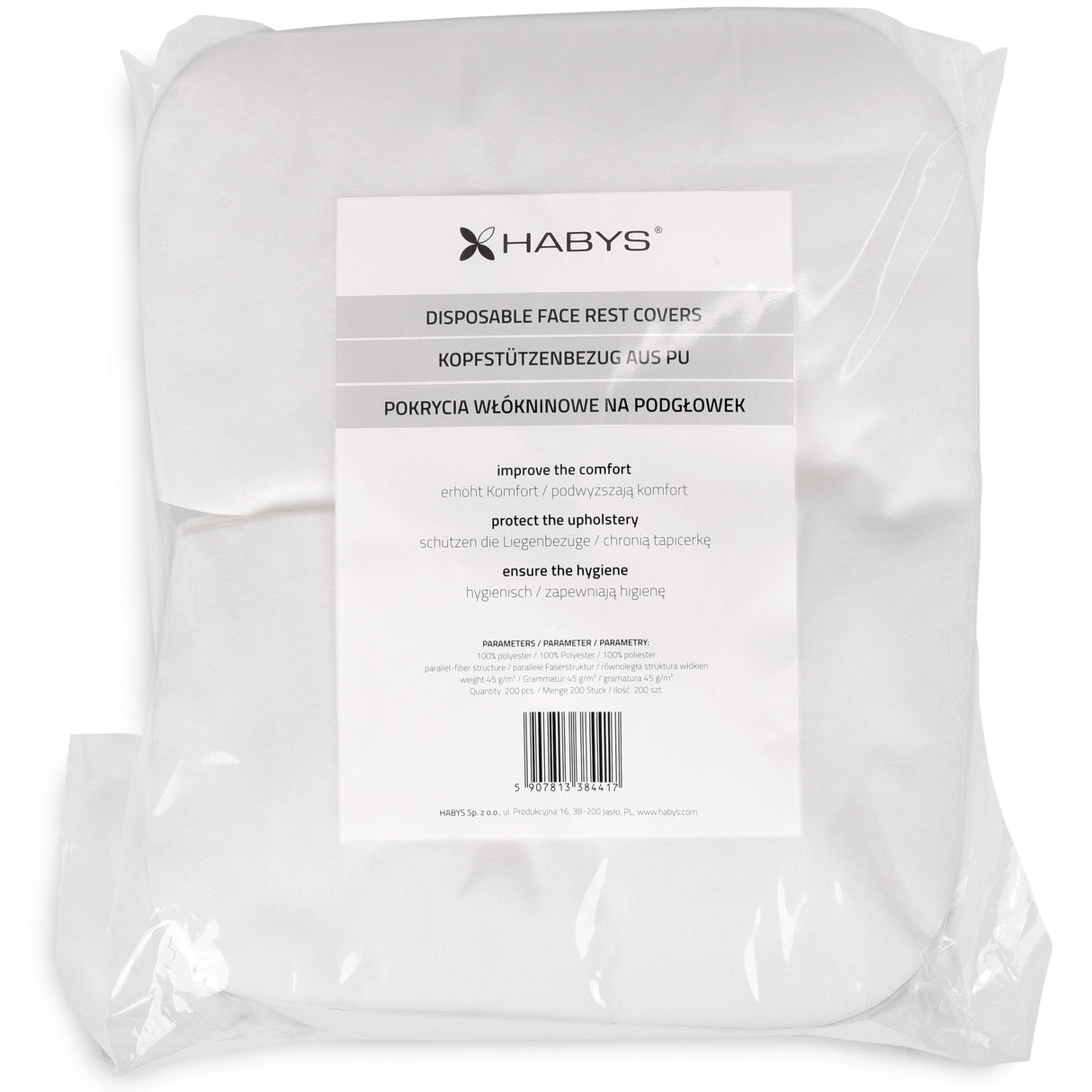 Huse de unică folosință din material netesut pentru tetiera mesei de masaj