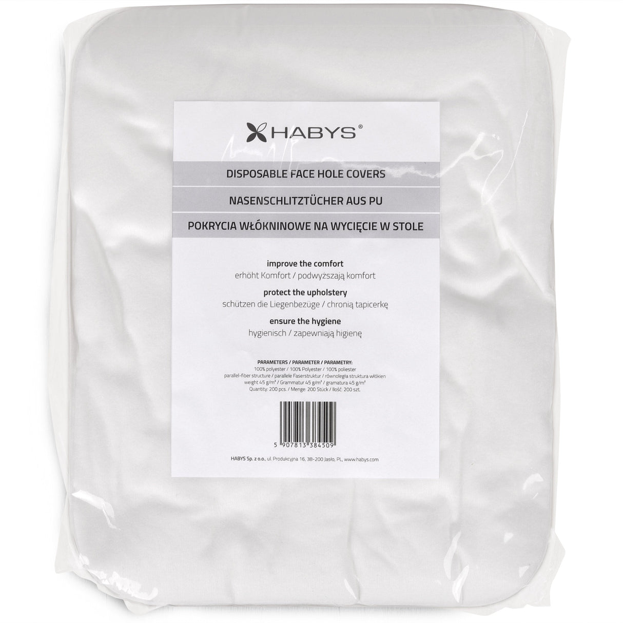 Huse de unică folosință pentru orificiu față, pentru mesele de masaj