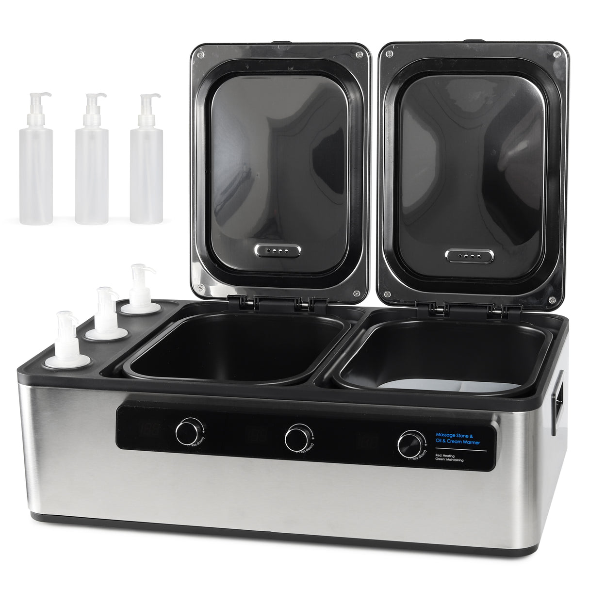 Încălzitor digital pentru pietre vulcanice și ulei de masaj | Multifuncțional