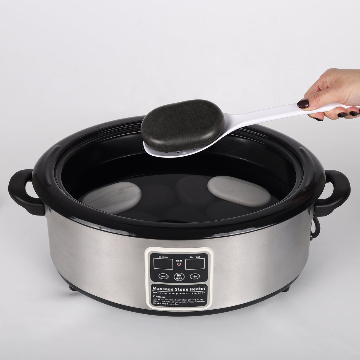 Încălzitor digital pentru pietre de masaj vulcanice | 6 Litri