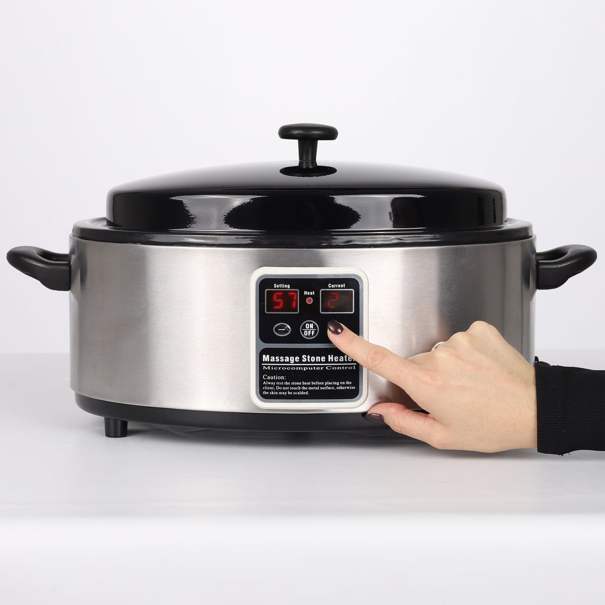 Încălzitor digital pentru pietre de masaj vulcanice | 6 Litri