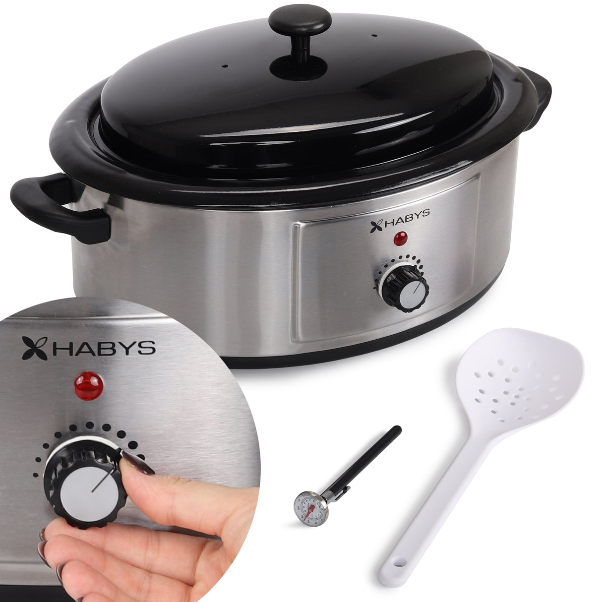 Încălzitor analog pentru pietre de masaj vulcanice | 6 Litri