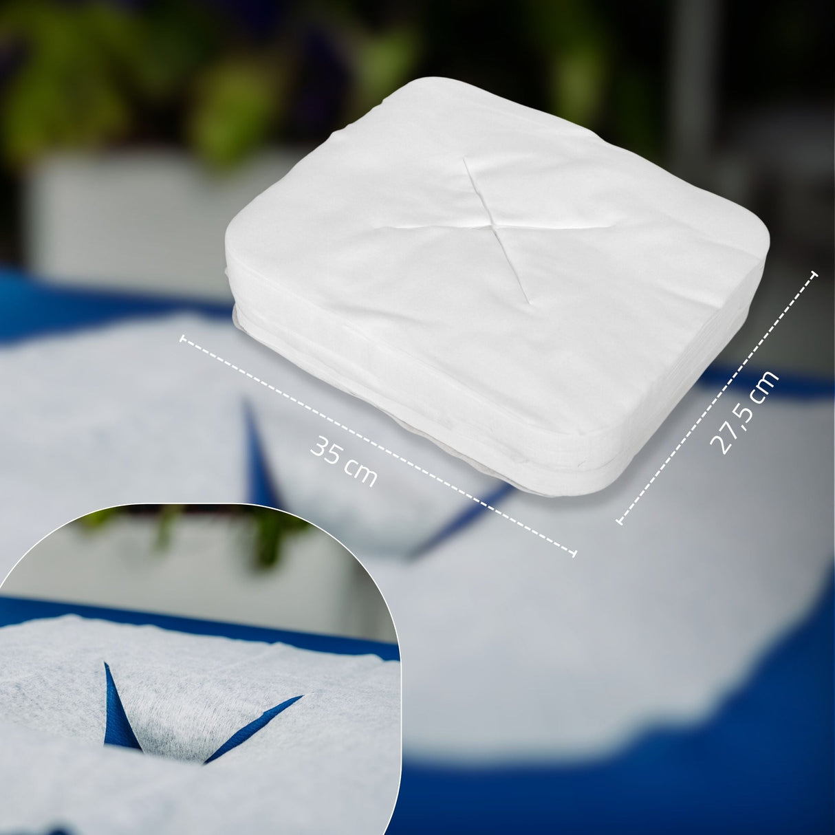 Huse de unică folosință pentru orificiu față, pentru mesele de masaj