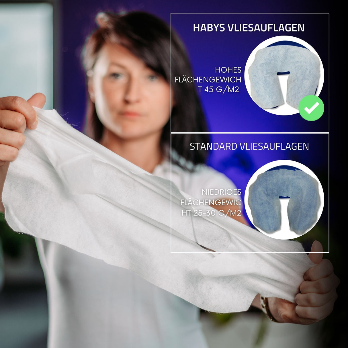 Huse de unică folosință pentru orificiu față, pentru mesele de masaj