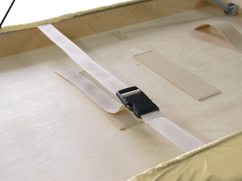 Husă PU rezistentă la uleiuri | cu elastic și trei benzi de prindere | pentru mese de masaj | Bej