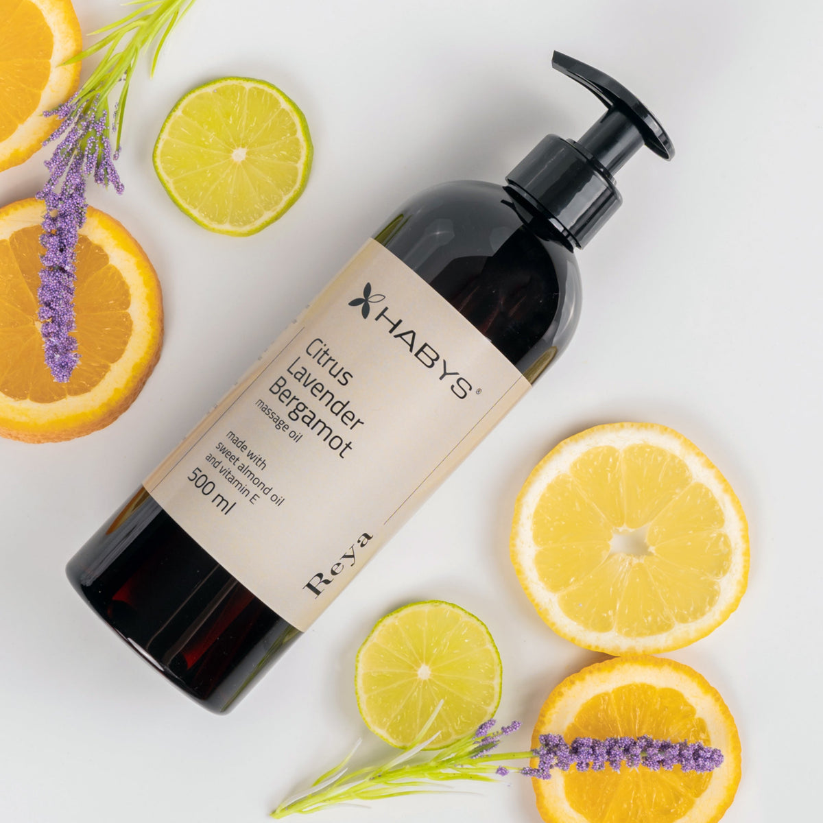 Ulei de masaj Habys | Reya Citrus Lavender Bergamot