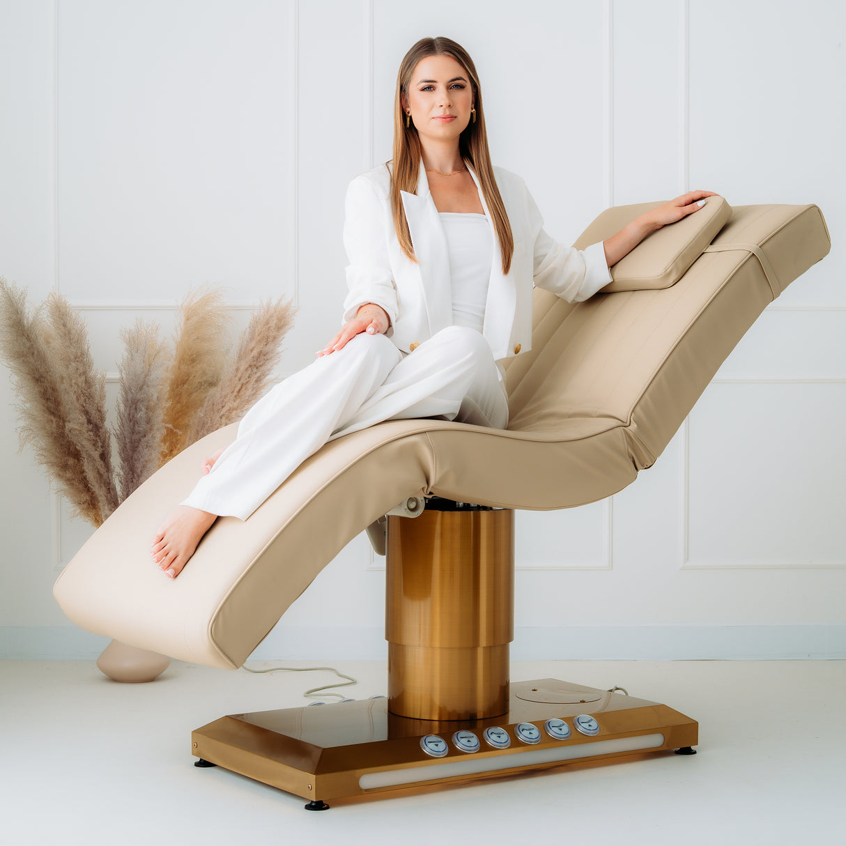 Pat cosmetic electric încălzit | Selina | Panou Control | Telecomandă Manuală | 3 motoare | Habys