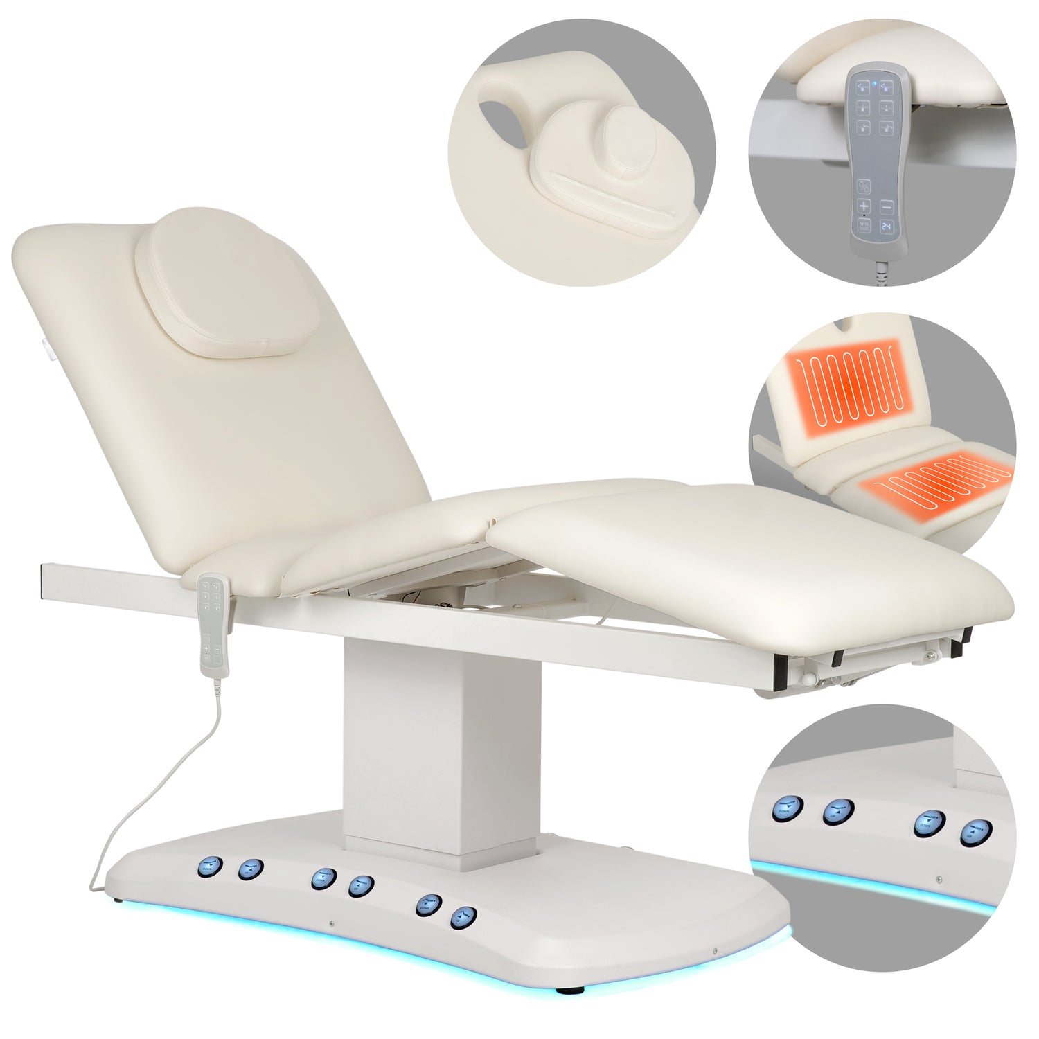 Pat cosmetic electric încălzit | Serenity PRO 4 | Panou Control  | Telecomandă Manuală