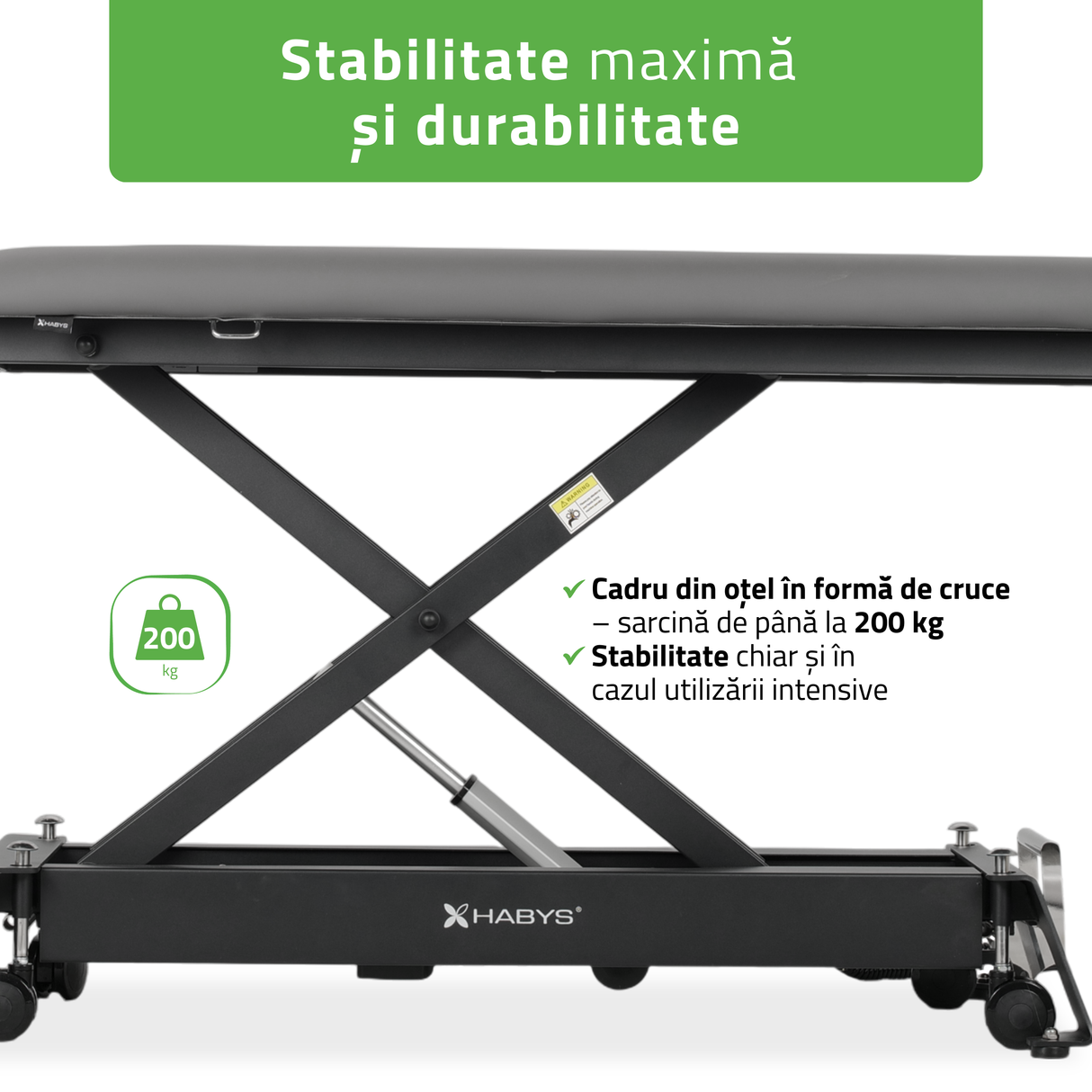 Masă de masaj electrică Evero Cross X4 Ergo | 4 segmente | Telecomandă manuală | Gri | 3 ani garanție