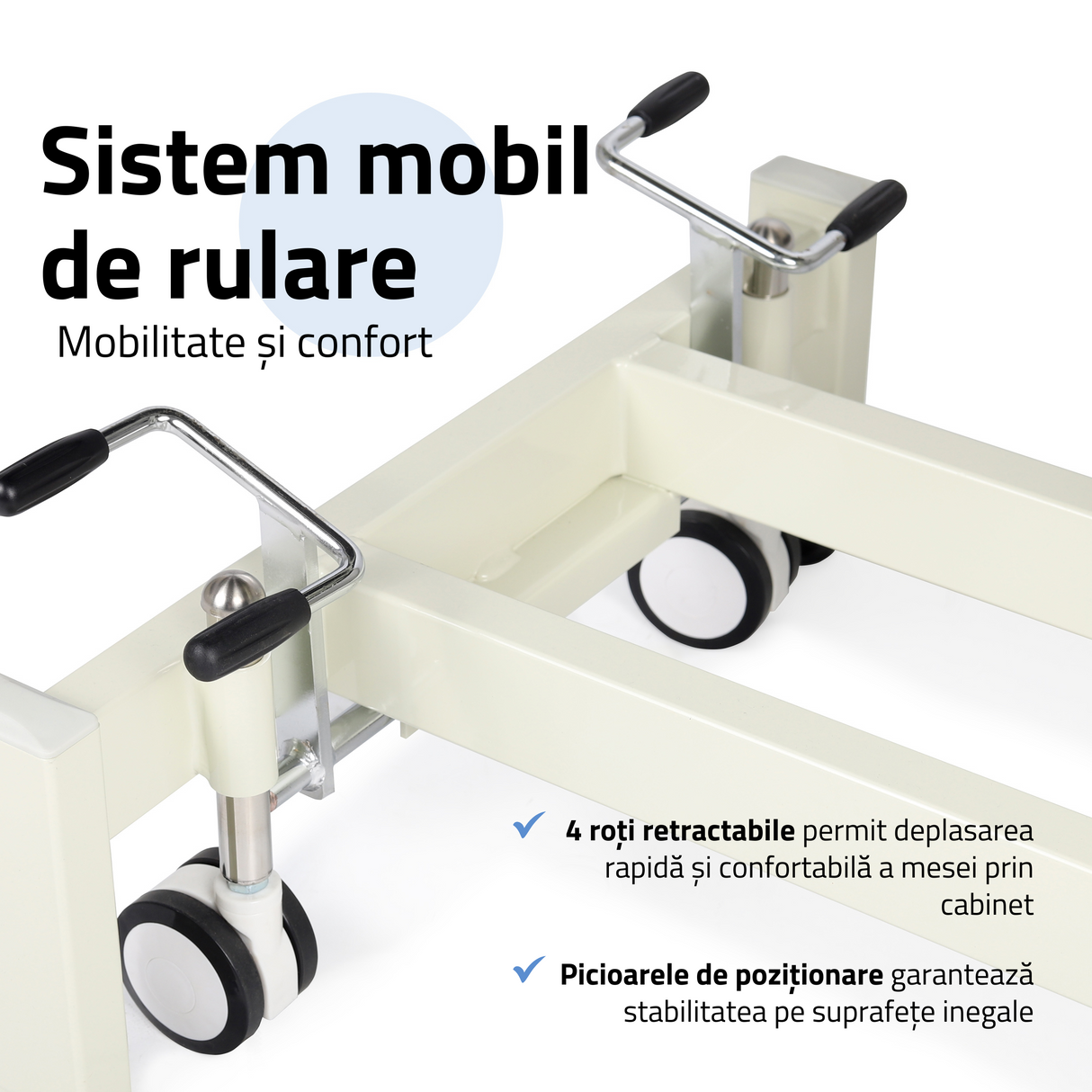 Masă de masaj hidraulică Ultima H2 | Reglare hidraulică a înălțimii