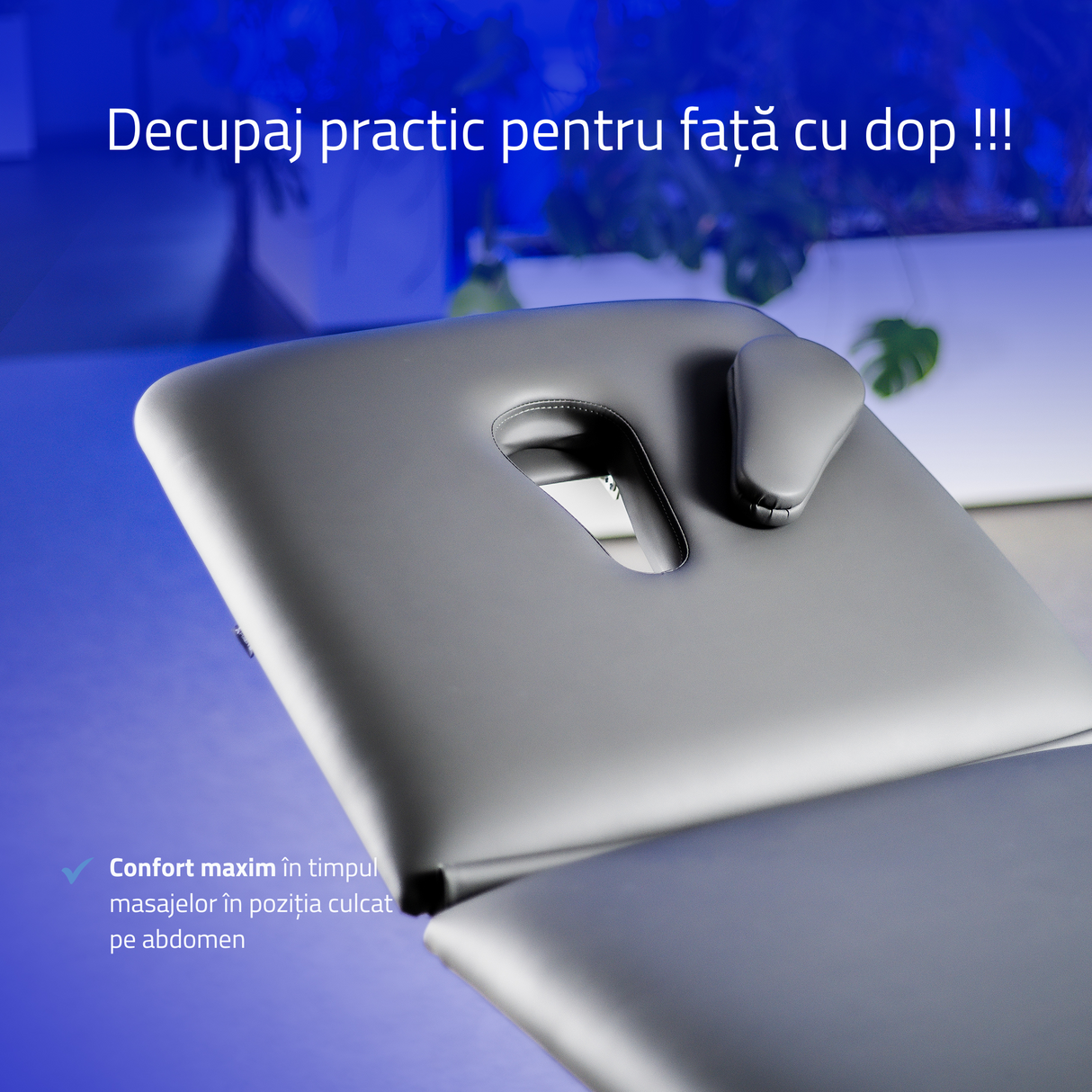 Masă de masaj hidraulică Ultima H2 | Reglare hidraulică a înălțimii