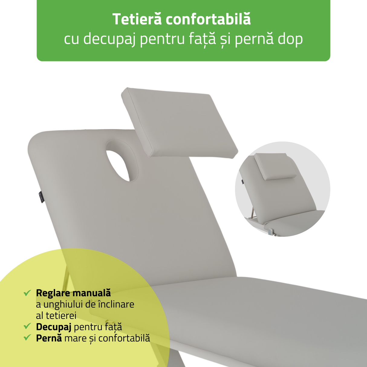 Masă de masaj electrică Optima | Pat de masaj electric | 2 segmente | Telecomandă Manuală | 2 ani garanție!