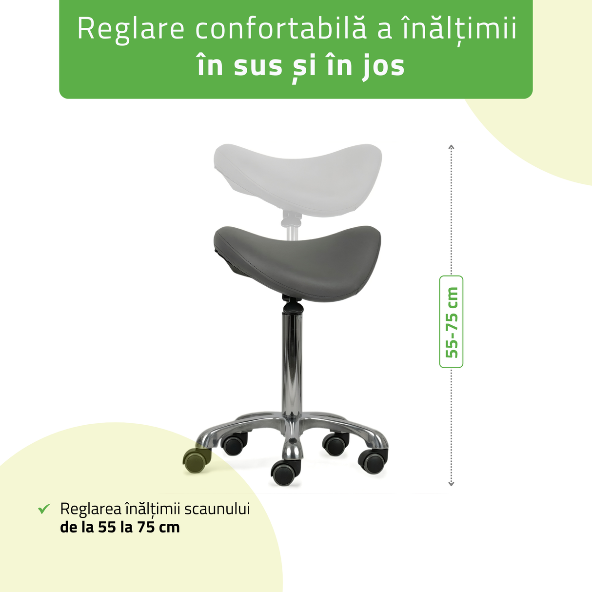 Scaun,Taburet rotativ | Alma