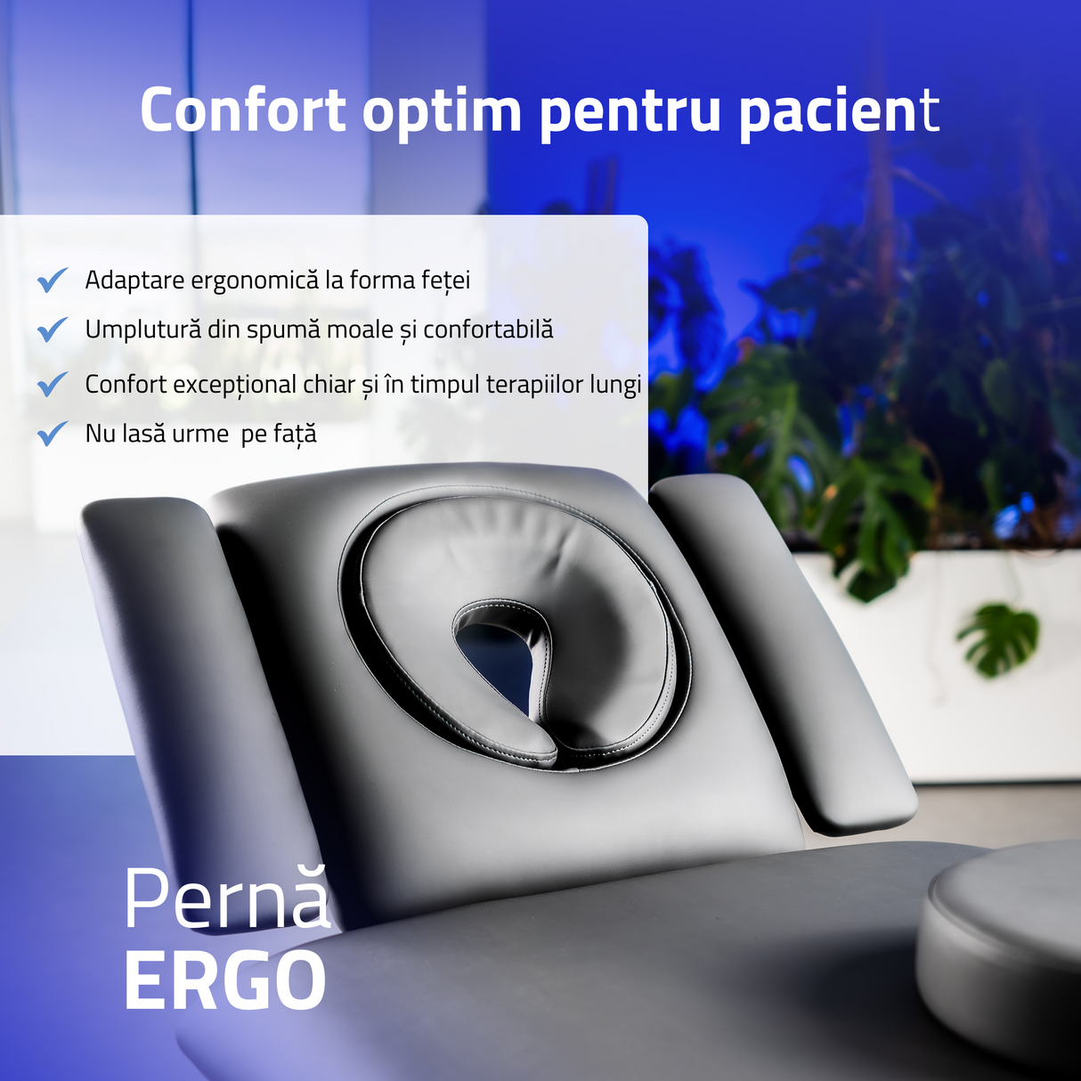 Masă de masaj electrică Fortis 4 Ergo | Pat de masaj electric | 4 segmente | Telecomandă Manuală | 3 ani garanție!