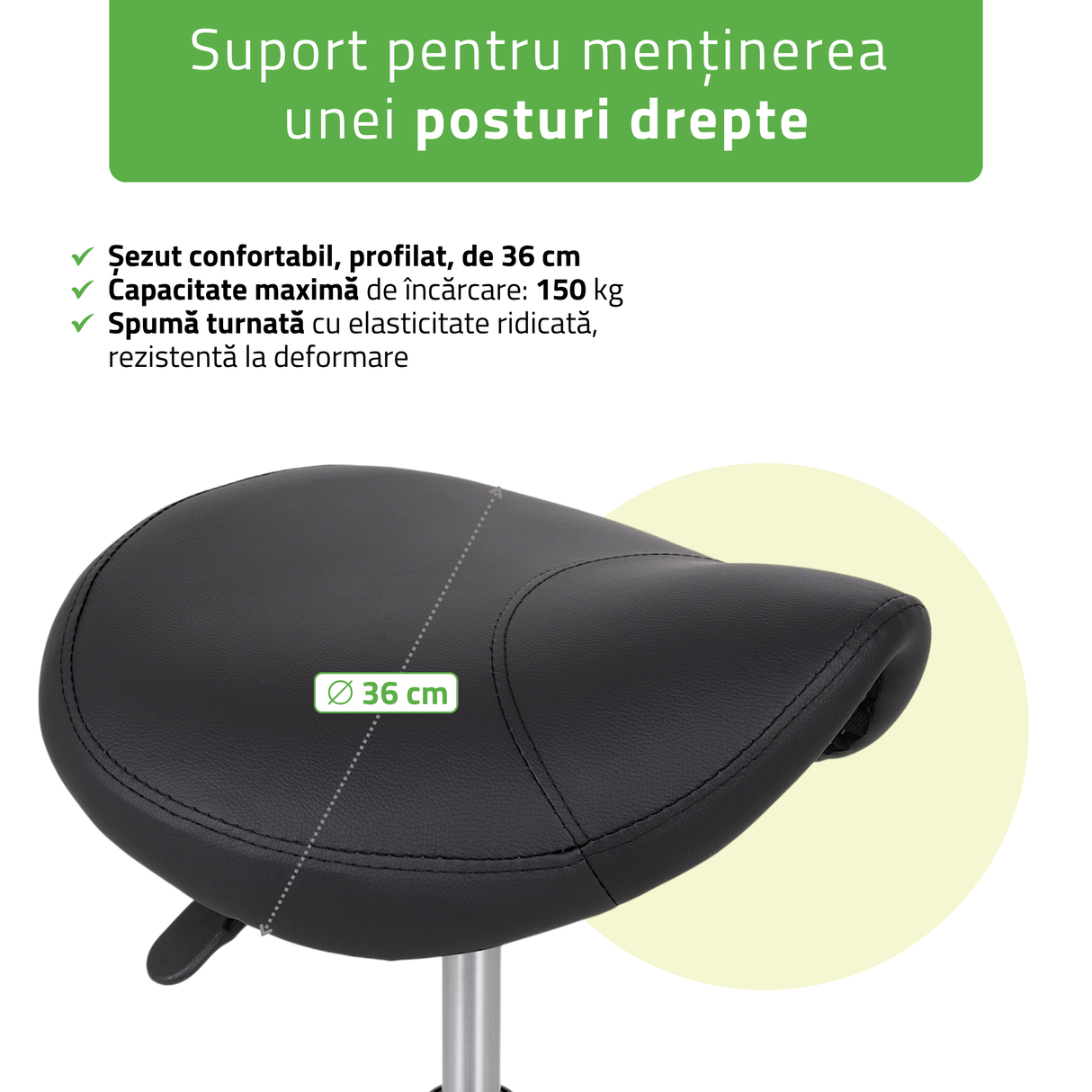 Scaun,Taburet rotativ | Lila