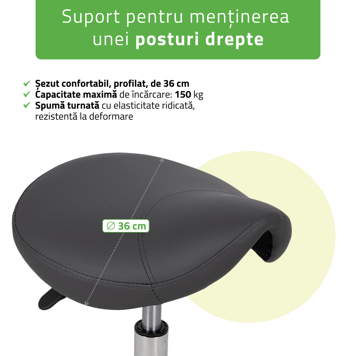 Scaun,Taburet rotativ | Lila