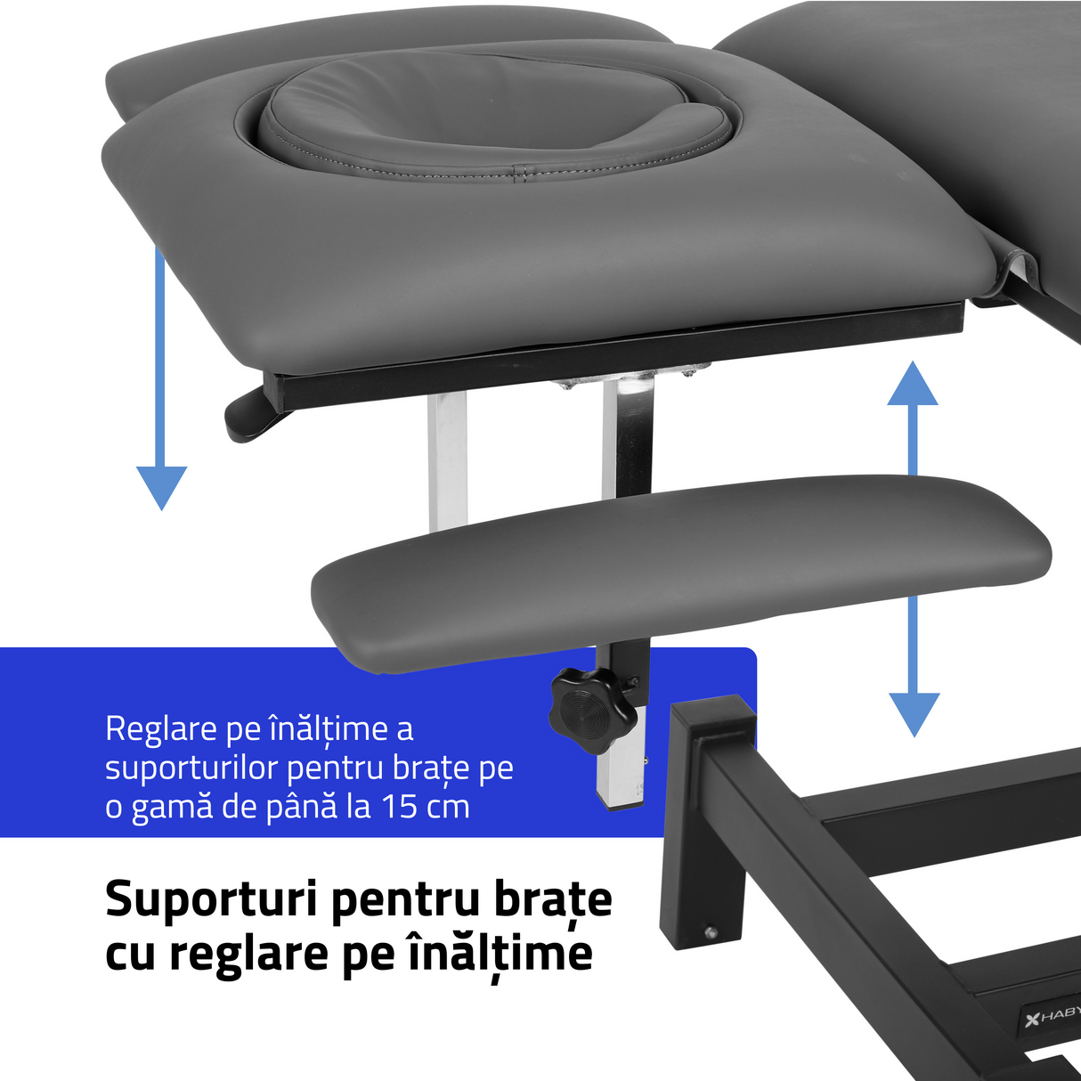 Masă de masaj electrică Fortis 4 Ergo | Pat de masaj electric | 4 segmente | Telecomandă Manuală | 3 ani garanție!
