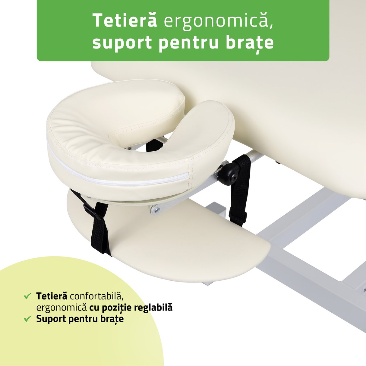 Masă de masaj electrică Fortis 1 | Pat de masaj electric| 1-Segment | Telecomandă Manuală | 3 ani garanție!