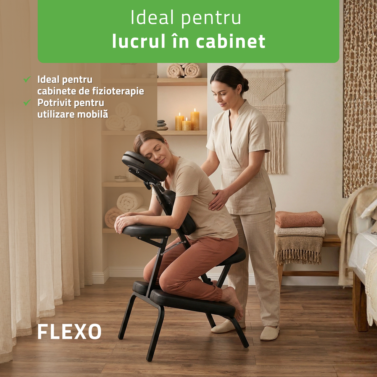 Scaun de masaj mobil | Flexo