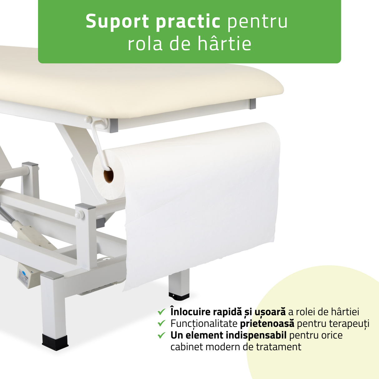Masă de masaj electrică Fortis 1 | Pat de masaj electric| 1-Segment | Telecomandă Manuală | 3 ani garanție!