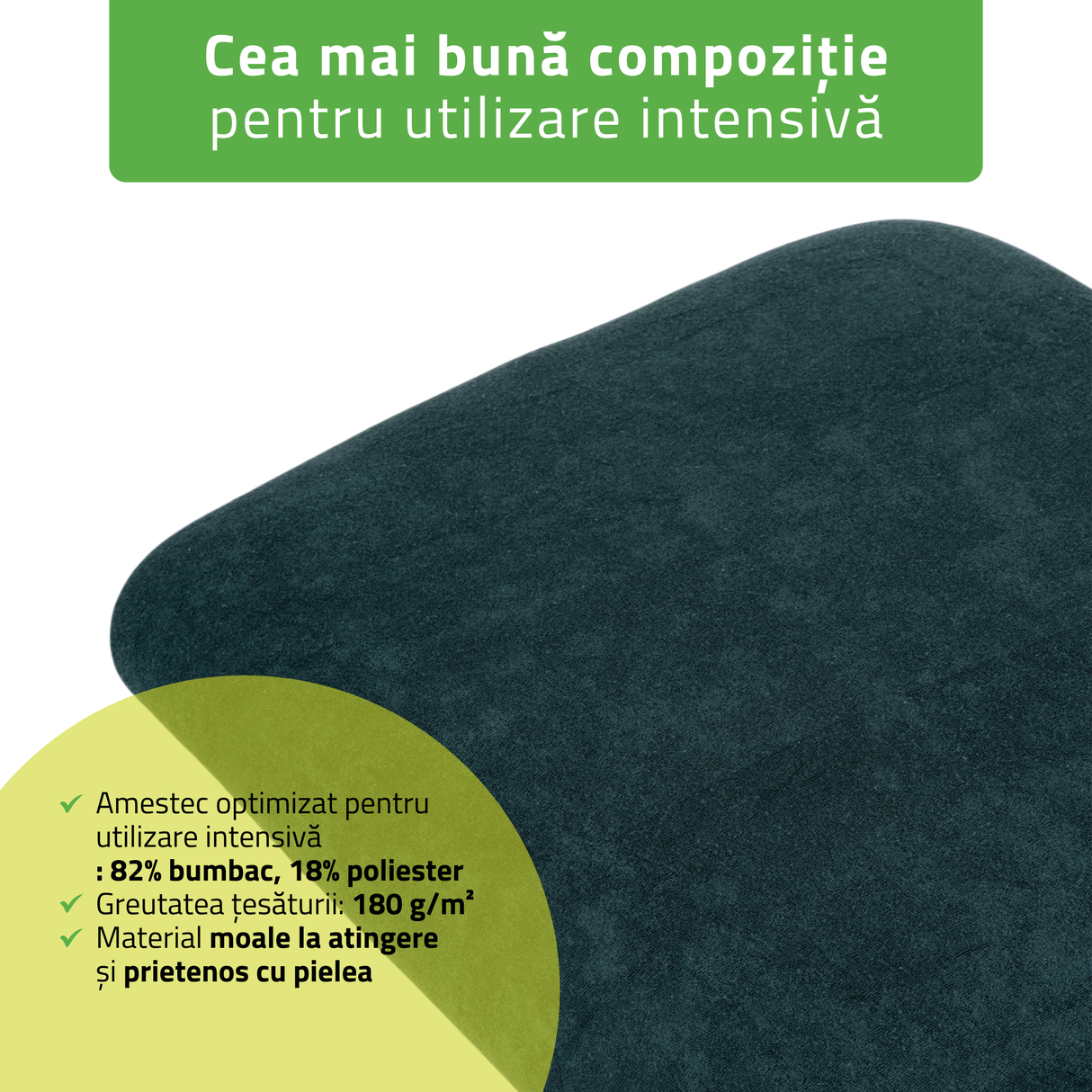 Husă din material frotir cu elastic și șnururi pentru Fotoliu de cosmetică