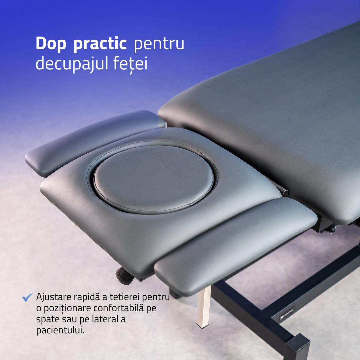 Masă de masaj electrică Fortis 4 Ergo | Pat de masaj electric | 4 segmente | Telecomandă Manuală | 3 ani garanție!