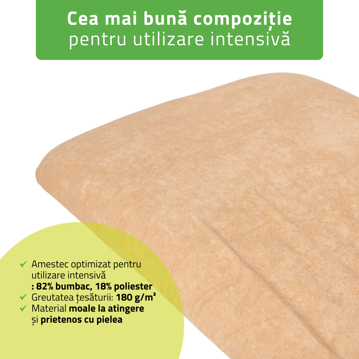 Husă din material frotir cu elastic și șnururi pentru Fotoliu de cosmetică