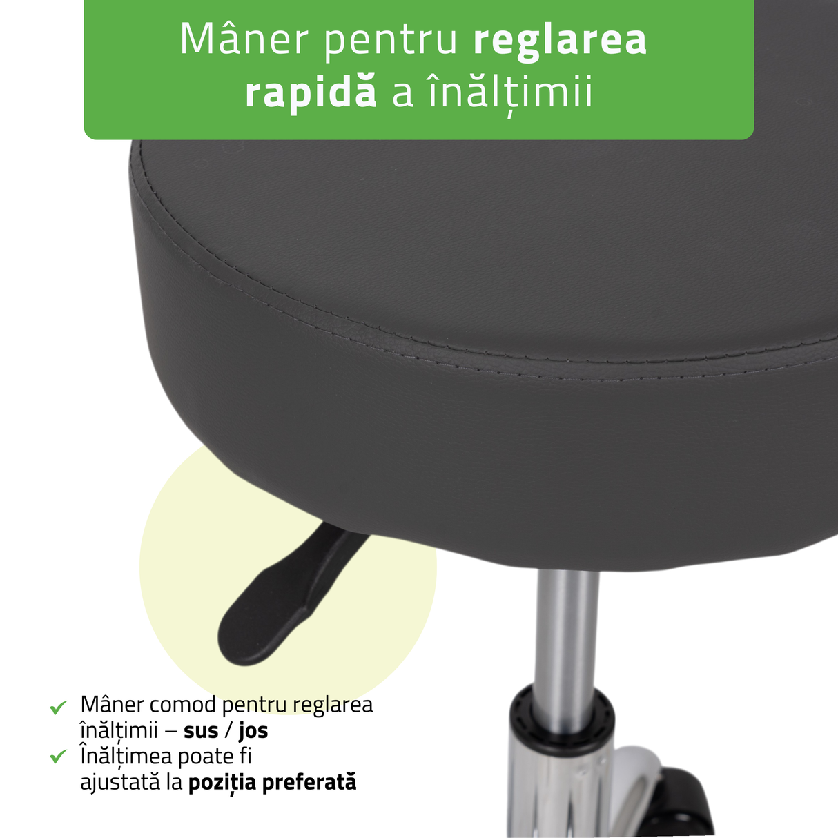 Scaun, Taburet rotativ cosmetică | Tila