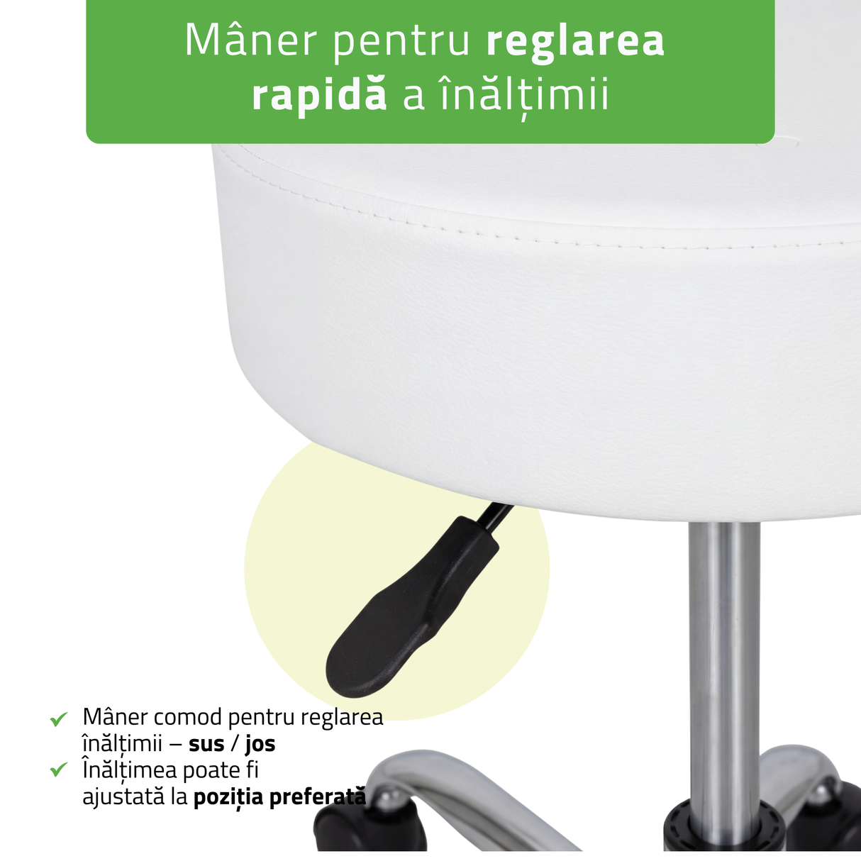 Scaun, Taburet rotativ cosmetică | Tila