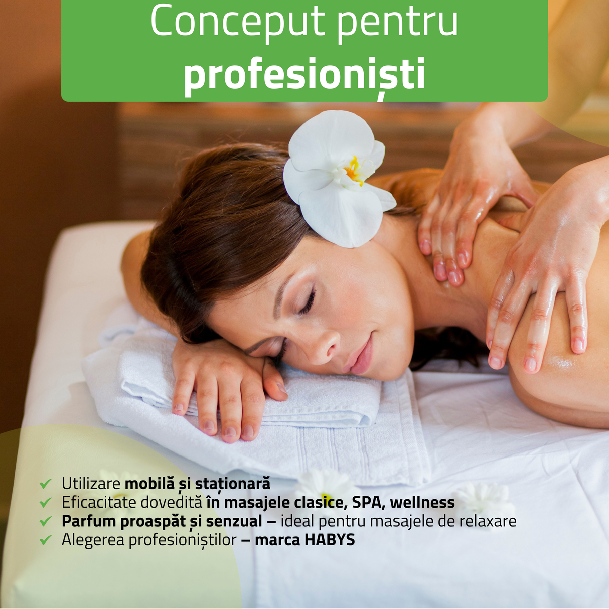Ulei de masaj Habys | Daily Spa Iasomie & Vanilie | 500 ml