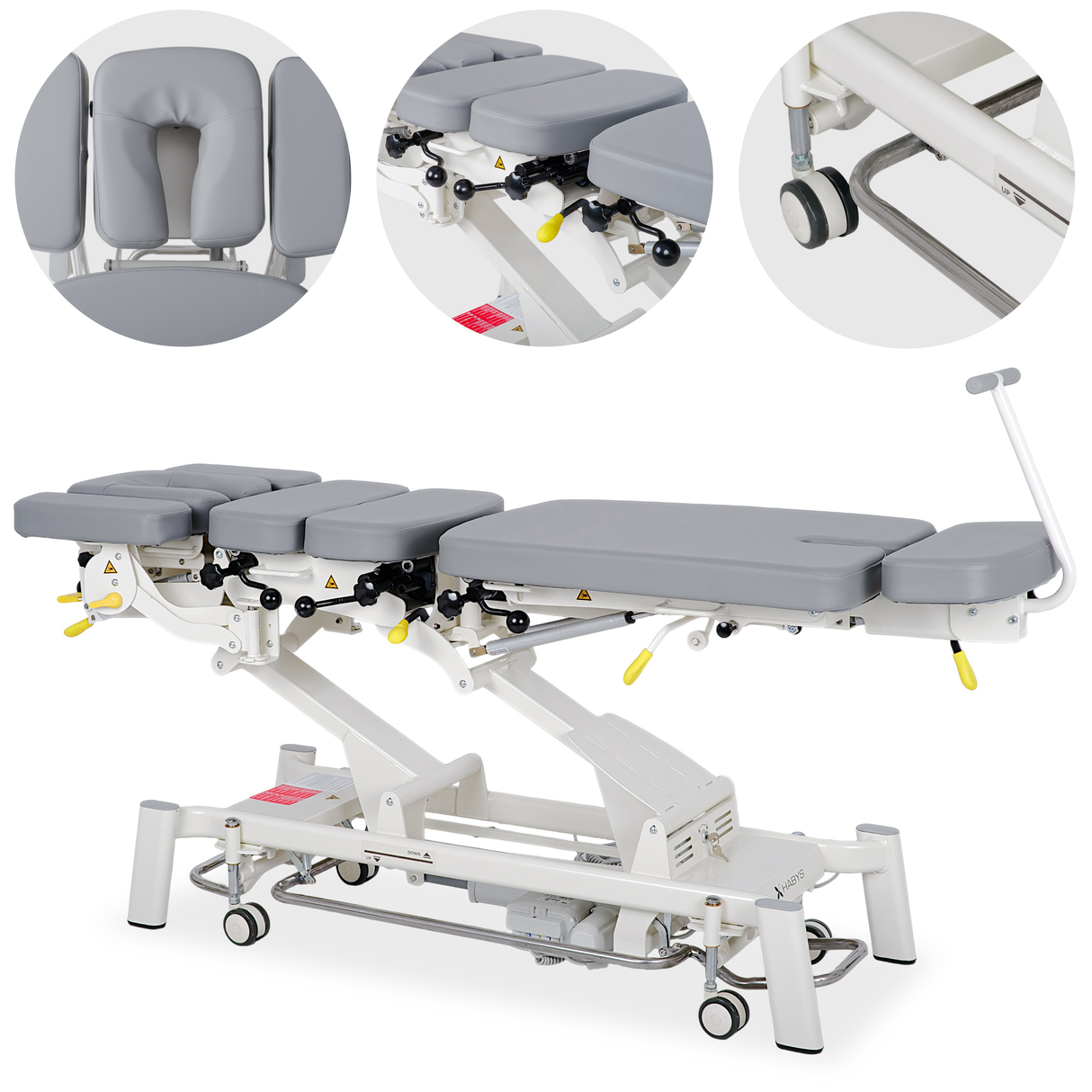 Masă electrică pentru terapie chiropractică | Pat de masaj electric | Evero Upright Chiro Z7 | Ramă Control | 2 ani garanție!