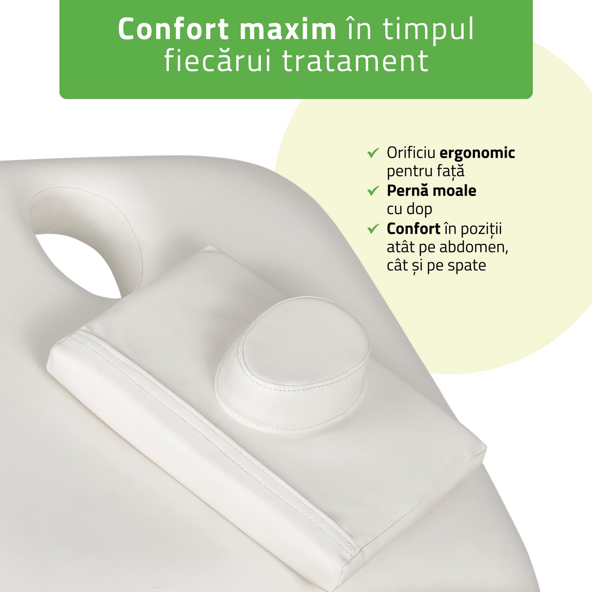 Pat cosmetic electric încălzit | Camilla PRO 2 | Telecomandă Manuală