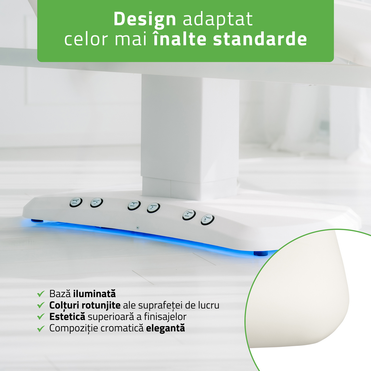 Pat cosmetic electric încălzit | Serenity PRO 4 | Panou Control  | Telecomandă Manuală