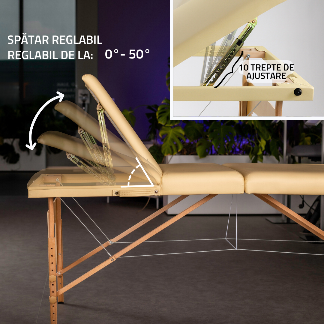 Masă de masaj pliabilă Bianca | Pat cosmetică